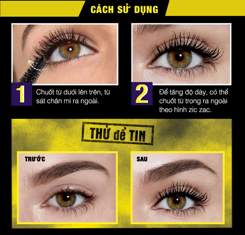 Mascara Maybelline The Magnum Big Shot Waterproof 10ml