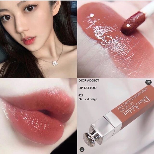 Son Dior Addict Lip Tattoo - 421 Natural Beige