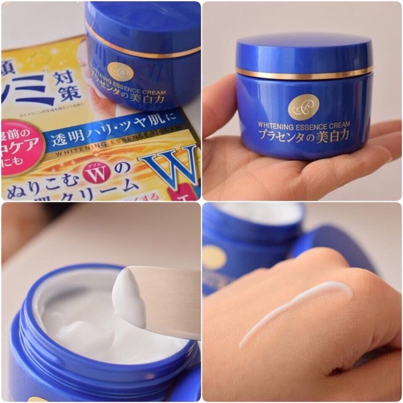 Kem Dưỡng Meishoku Placenta Medicated Whitening Sáng Da, Ngăn Ngừa Lão Hóa 55g