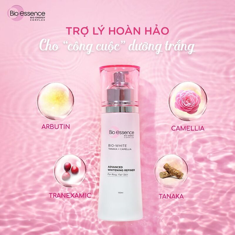 Nước Hoa Hồng Bio-Essence Bio-white Dưỡng Da Sáng Hồng 100ml