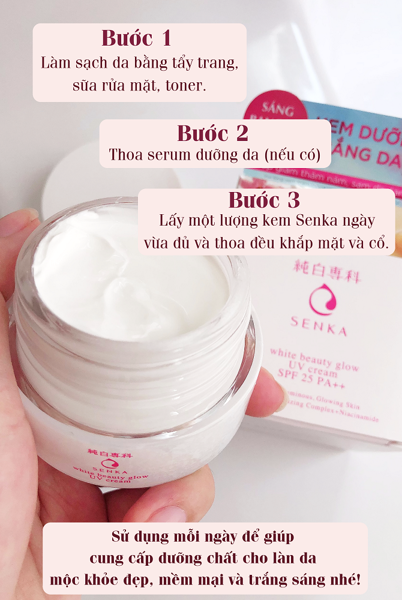 Kem Dưỡng Senka Sáng Da Ban Ngày SPF 25 PA+