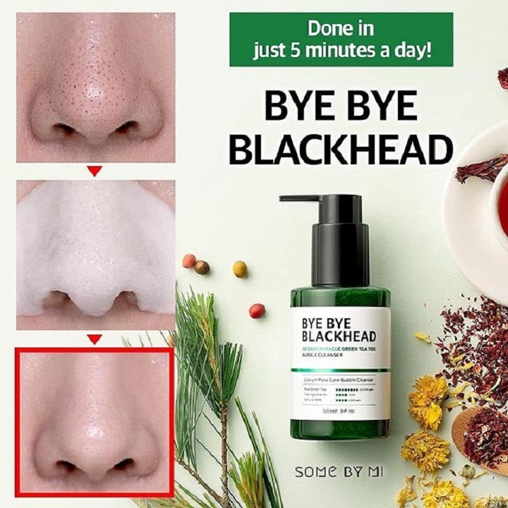 Sữa Rửa Mặt Some By Mi Sủi Bọt, Giảm Mụn Đầu Đen 120ml