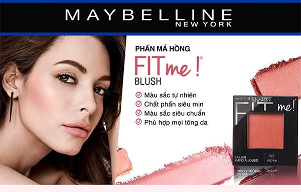 Phấn má hồng Fit Me - 50 Wine