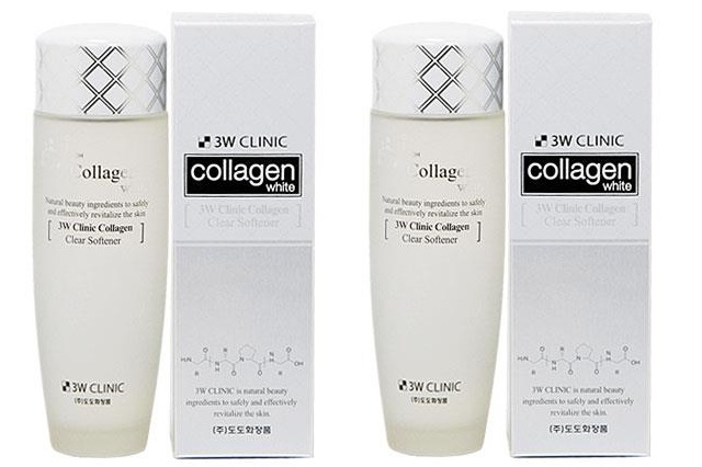 Nước Hoa Hồng 3W Clinic Collagen White Clear Softener 150ml