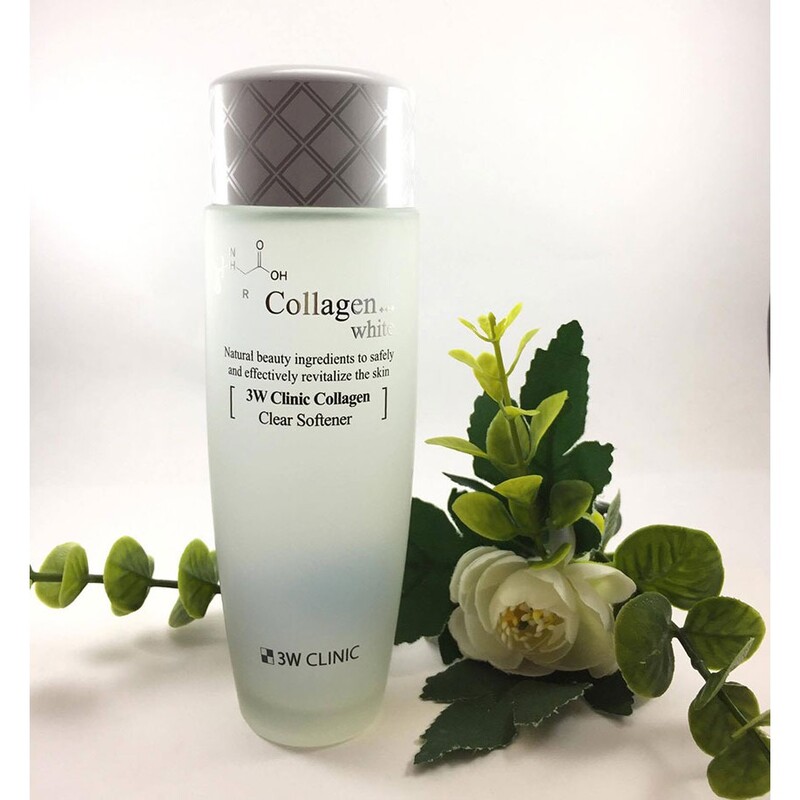 Nước Hoa Hồng 3W Clinic Collagen White Clear Softener 150ml
