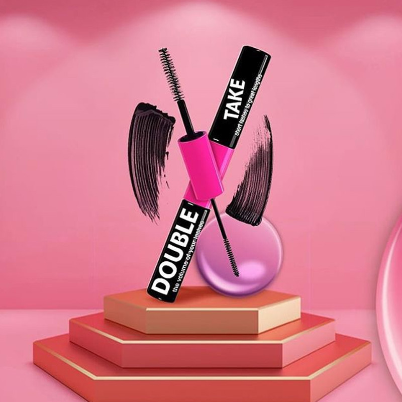 Mascara Silkygirl Double Take Waterproof Duo 2 Đầu