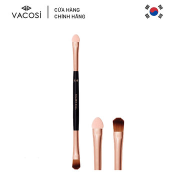 Cọ Phấn Mắt Vacosi Shader Dual Brush 2 Đầu - E2E