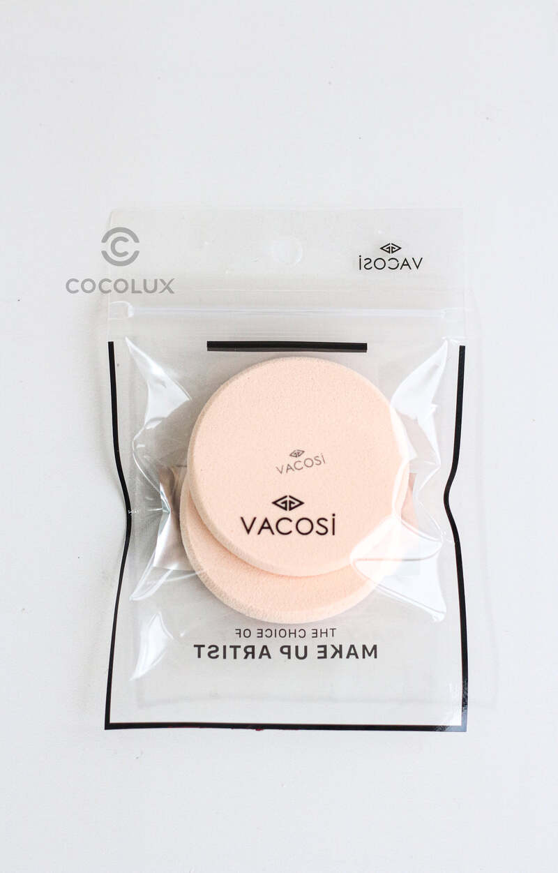 Bông Phấn Ướt Tròn Vacosi Disc Sponge BP03 2 PCS