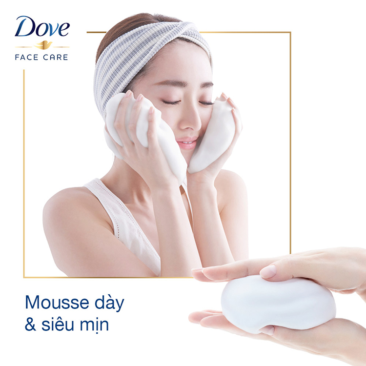 Sữa Rửa Mặt Dove Tinh Chất Serum Dạng Bọt Cho Da Nhạy Cảm 160ml