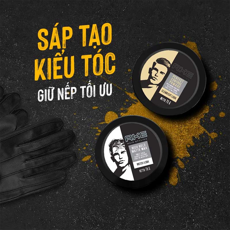Sáp Vuốt Tóc Axe Perfect Control Pomade Clean Cut Look 75g
