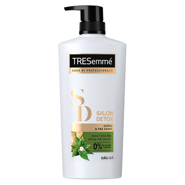 Dầu Xả TRESemmé Gừng Trà Xanh Detox Tóc Chắc Khỏe 620g