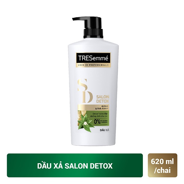 Dầu Xả TRESemmé Gừng Trà Xanh Detox Tóc Chắc Khỏe 620g