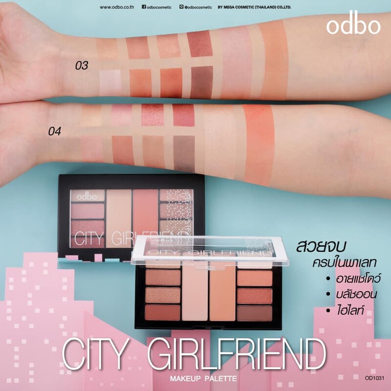 Phấn Mắt Odbo City Girlfriend OD1031 - 03