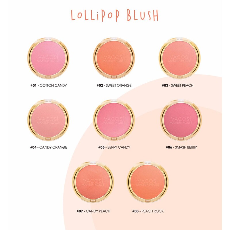 Phấn Má Vacosi Lolipop VP08 - 03 Sweet Peach