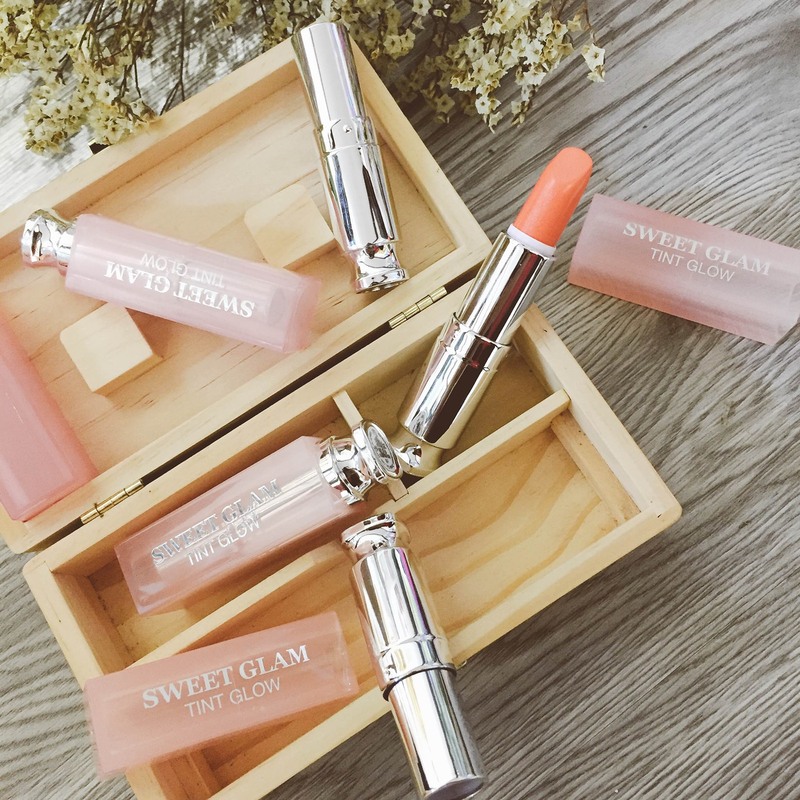 Son Dưỡng Secret Key Sweet Glam Tint Glow 01 Baby Pink