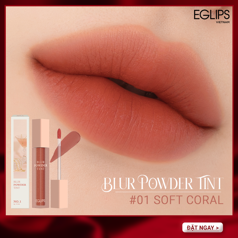 Son Kem Eglips Blur Powder Tint - No1. Soft Coral