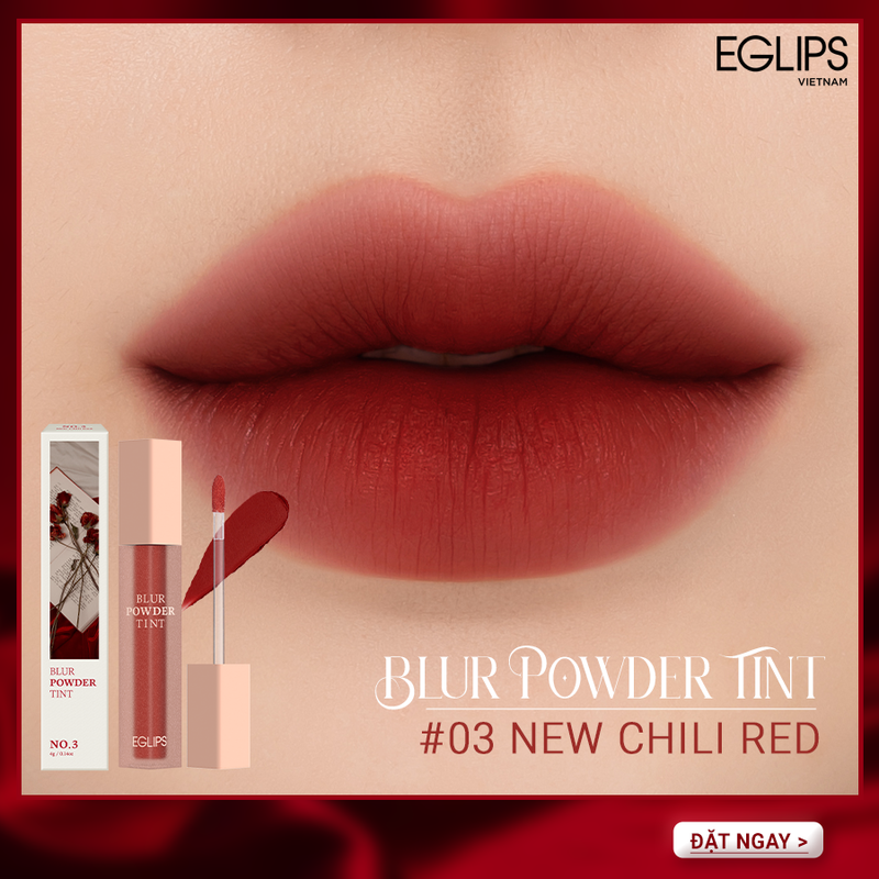 Son Kem Eglips Blur Powder Tint - No3. New Chili Red