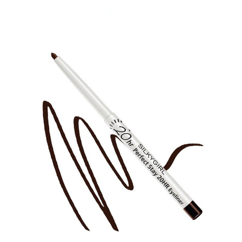 Chì Kẻ Mắt Silkygirl Perfect Stay 20HR - 01 Blackest Black
