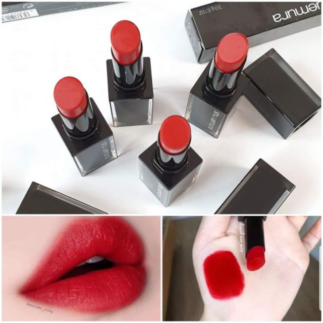 Son Thỏi Shu Uemura Matte Dạng Lì Mor 163 3g
