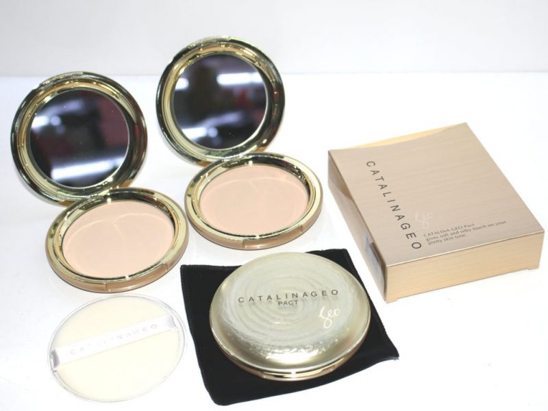 Phấn Phủ Geo Catalina GEO Pact Vàng - 01 Natural Beige