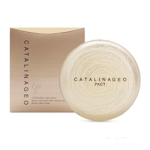 Phấn Phủ Geo Catalina GEO Pact Vàng - 02 Beige