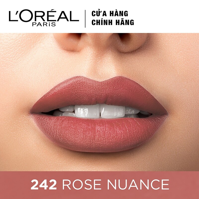 Son Thỏi L'Oreal Color Riche Matte Dạng Lì Mịn Môi - 242