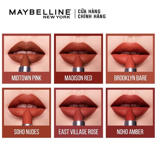 Son Thỏi Maybelline Color Sensational The Bricks City Heat - 06