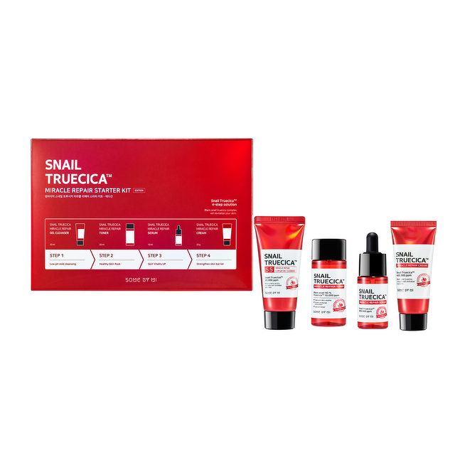 Bộ Sản Phẩm Some By Mi Snail Truecica 4 Món Chăm Sóc Da