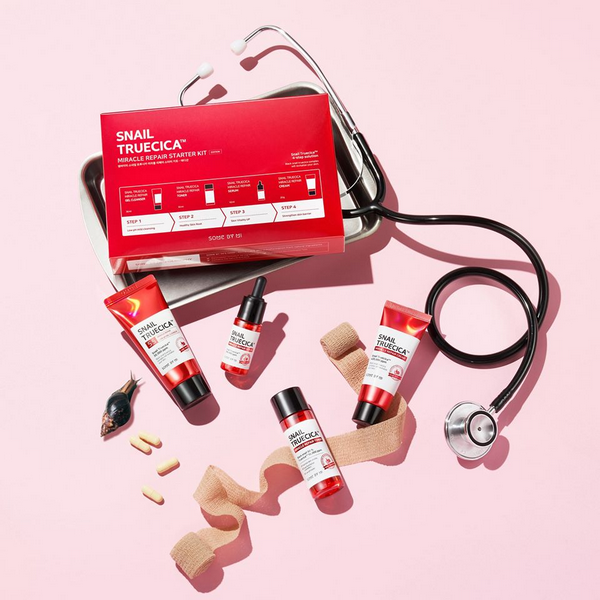 Bộ Sản Phẩm Some By Mi Snail Truecica 4 Món Chăm Sóc Da