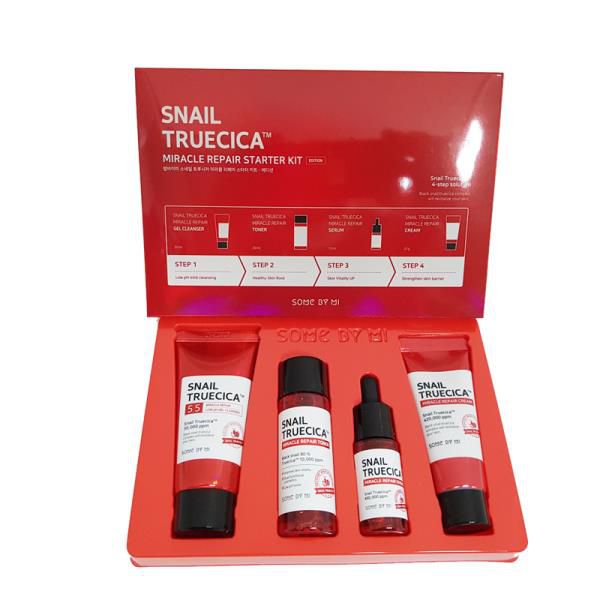 Bộ Sản Phẩm Some By Mi Snail Truecica 4 Món Chăm Sóc Da