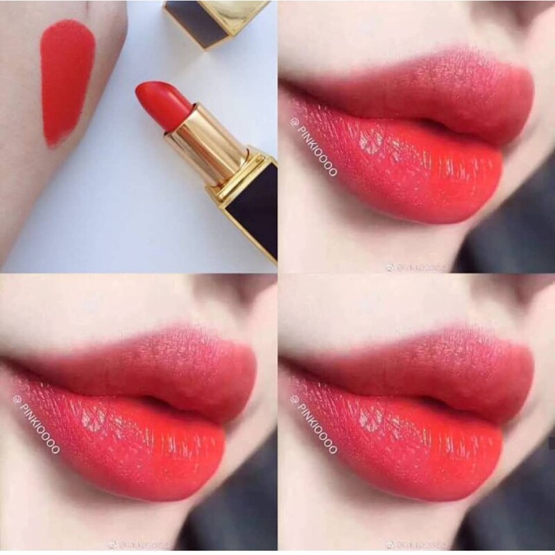 Son Thỏi Tom Ford Lip Color Matte Lipstick 06 Flame 3g 