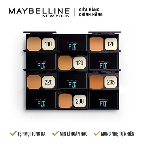 Phấn Nền Maybelline Fit Me Mịn Lì Tệp Màu Da - 220