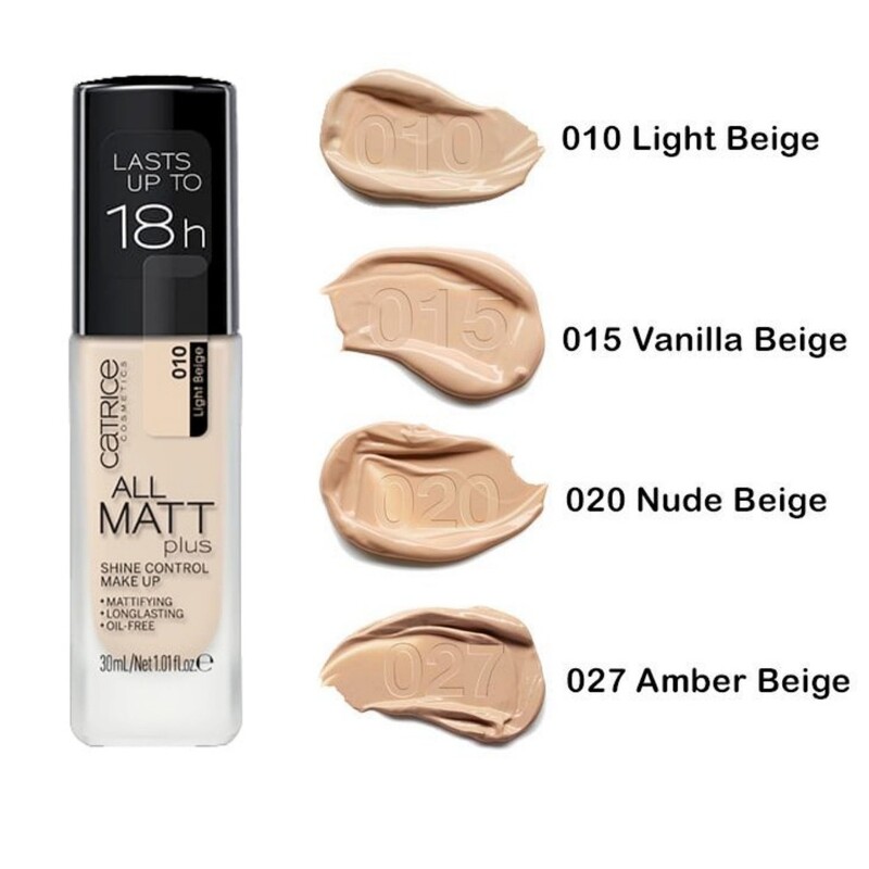 Kem Nền Catrice All Matt Plus Shine Control Make Up 18H - 20