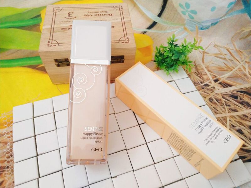 Kem Nền GEO Sempre Happy & Please Liquid Foundation 40ml - 23