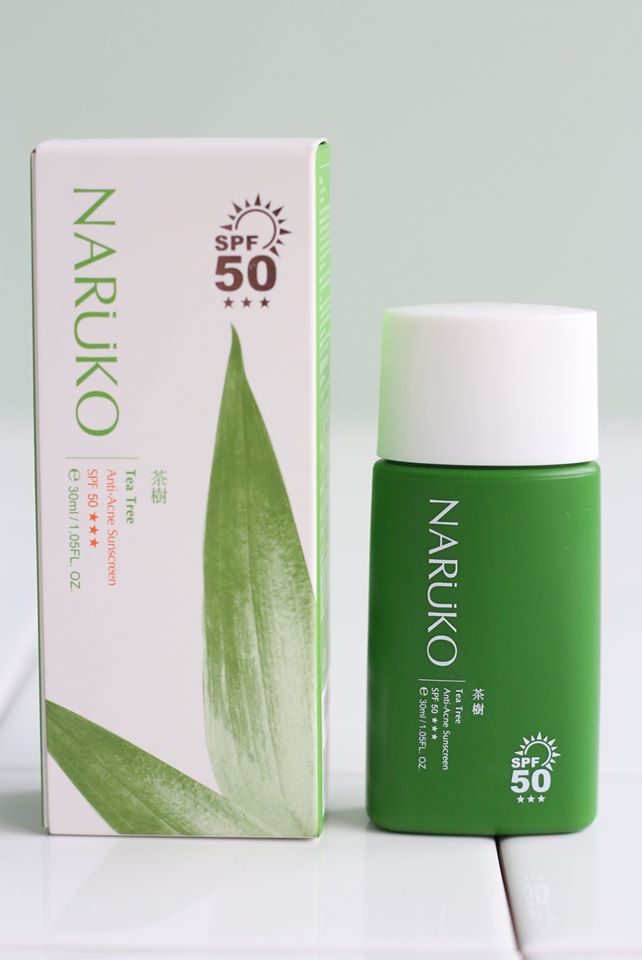Kem Chống Nắng Naruko Anti-Ance Tràm Trà SPF50 30ml