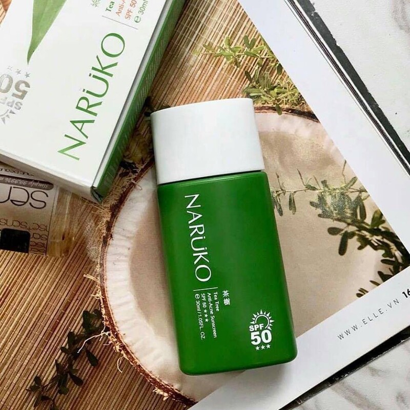 Kem Chống Nắng Naruko Anti-Ance Tràm Trà SPF50 30ml