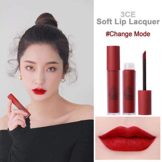 Son Kem 3CE Soft Lip Lacquer Change Mode 6g