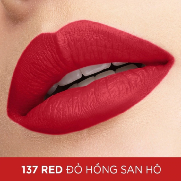 Son Kem Loreal Paris Rouge Signature Dạng Lì Nhẹ Môi 137