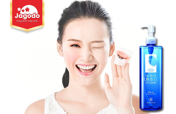 Nước Tẩy Trang Momotani White Moisture Clear Cleansing Lotion 390ml