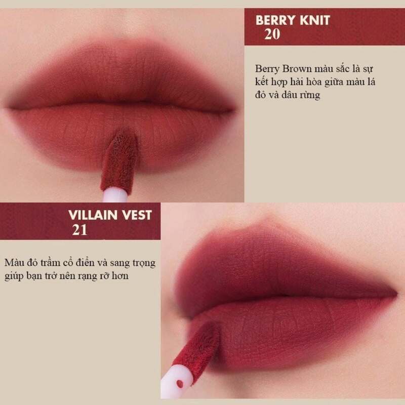 Son Kem Romand Zero Velvet Tint 21 Villain Vest