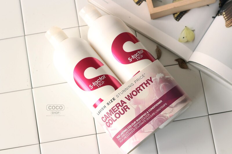 Bộ Gội Xả Tigi Trắng Camera Worthy Colour 750ml