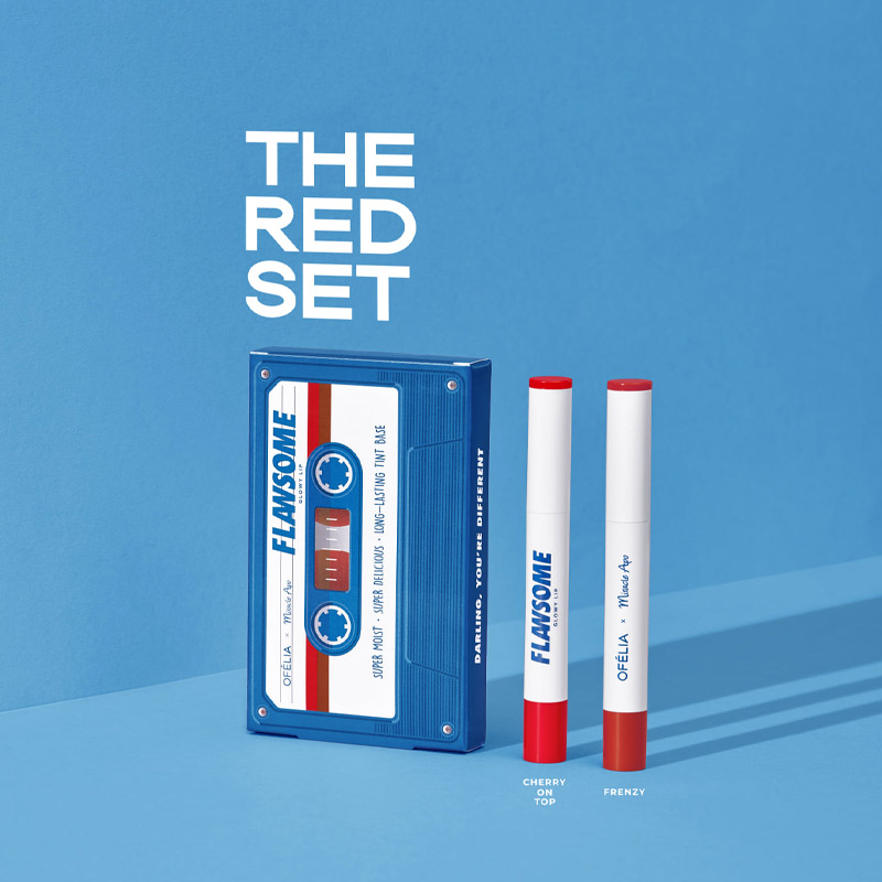 Bộ Son Miracle Apo x Ofélia Flawsome 2x2g - The Red Set