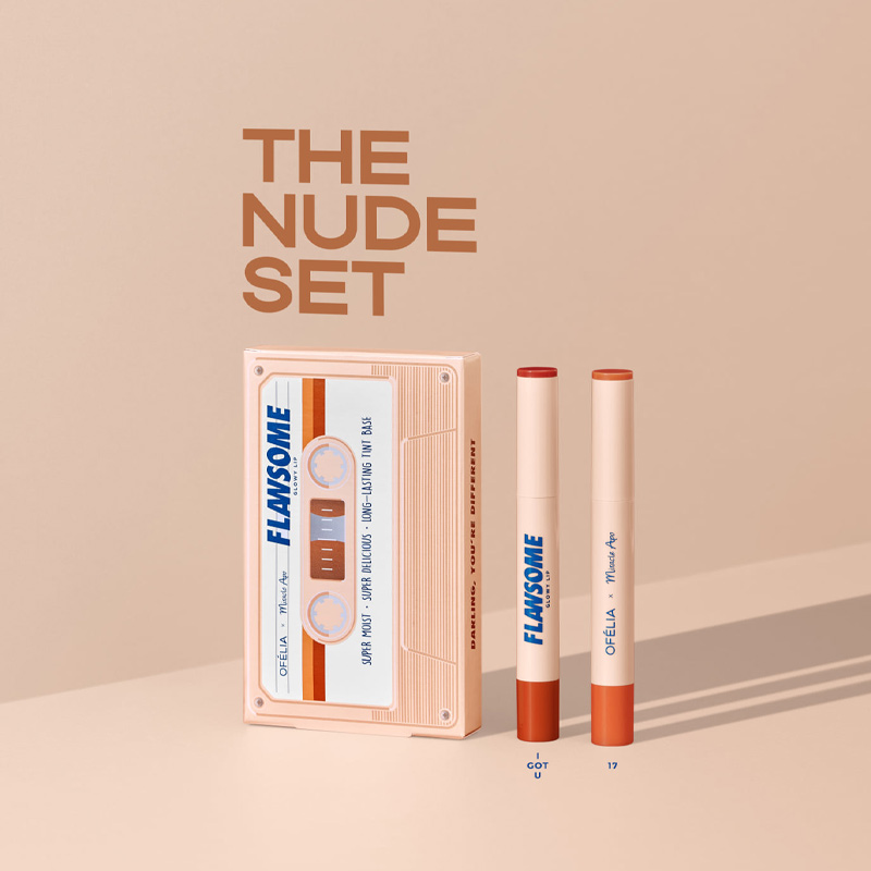 Bộ Son Miracle Apo x Ofélia Flawsome 2x2g - The Nude Set