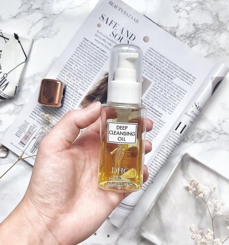Dầu Tẩy Trang DHC Deep Cleansing Oil Chiết Xuất Olive Làm Sạch Sâu Da 70ml