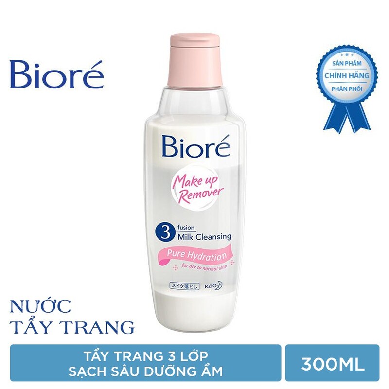  Sữa Tẩy Trang Bioré 3 Lớp - Dưỡng Ẩm 300ml
