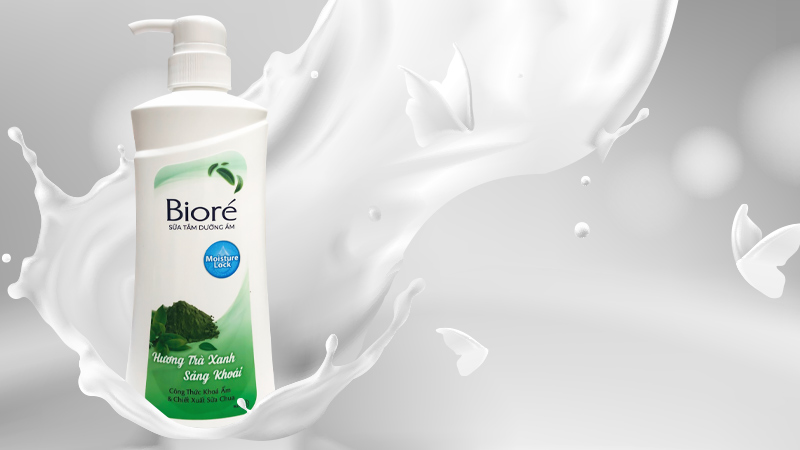 Sữa Tắm Bioré Dưỡng Ẩm - Hương Trà Xanh 530g