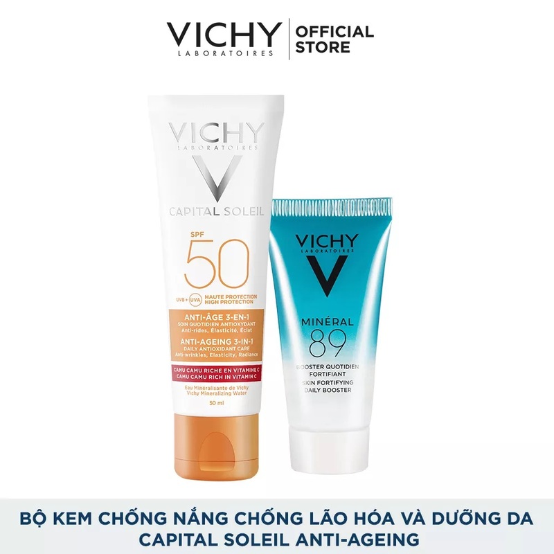 Bộ Sản Phẩm Vichy Chống Nắng Ngừa Lão Hóa Phục Hồi Và Nuôi Dưỡng Da