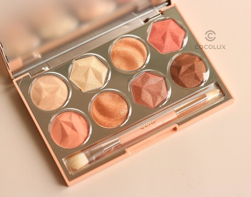 Phấn Mắt Clio Prism Air Eye Palette - 01 Coral Sparkle