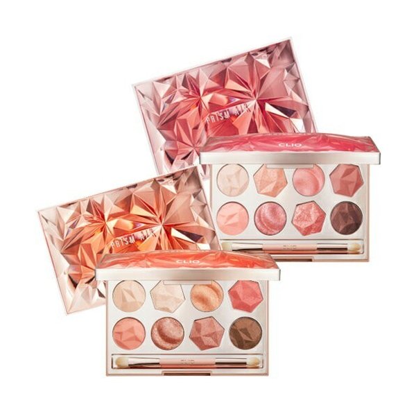 Phấn Mắt Clio Prism Air Eye Palette - 01 Coral Sparkle
