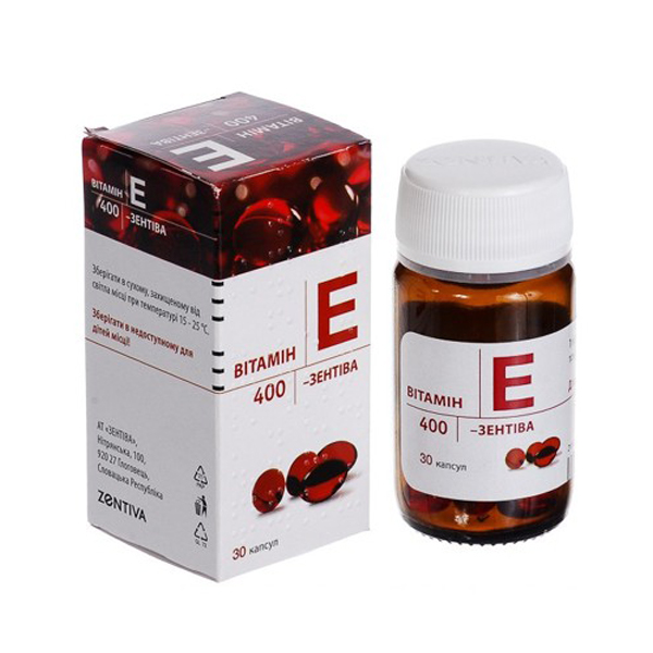 Viên Uống Zentiva Vitamin E Nga 400g